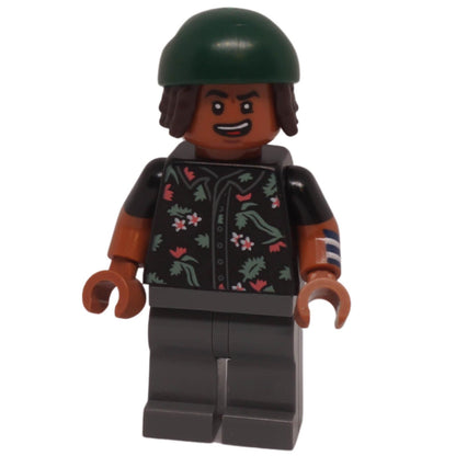 Shop the Usopp Dark Green Bandana Minifigure op008 from LEGO® One Piece set 75638-1 Battle at Arlong Park with detailed printed elements.