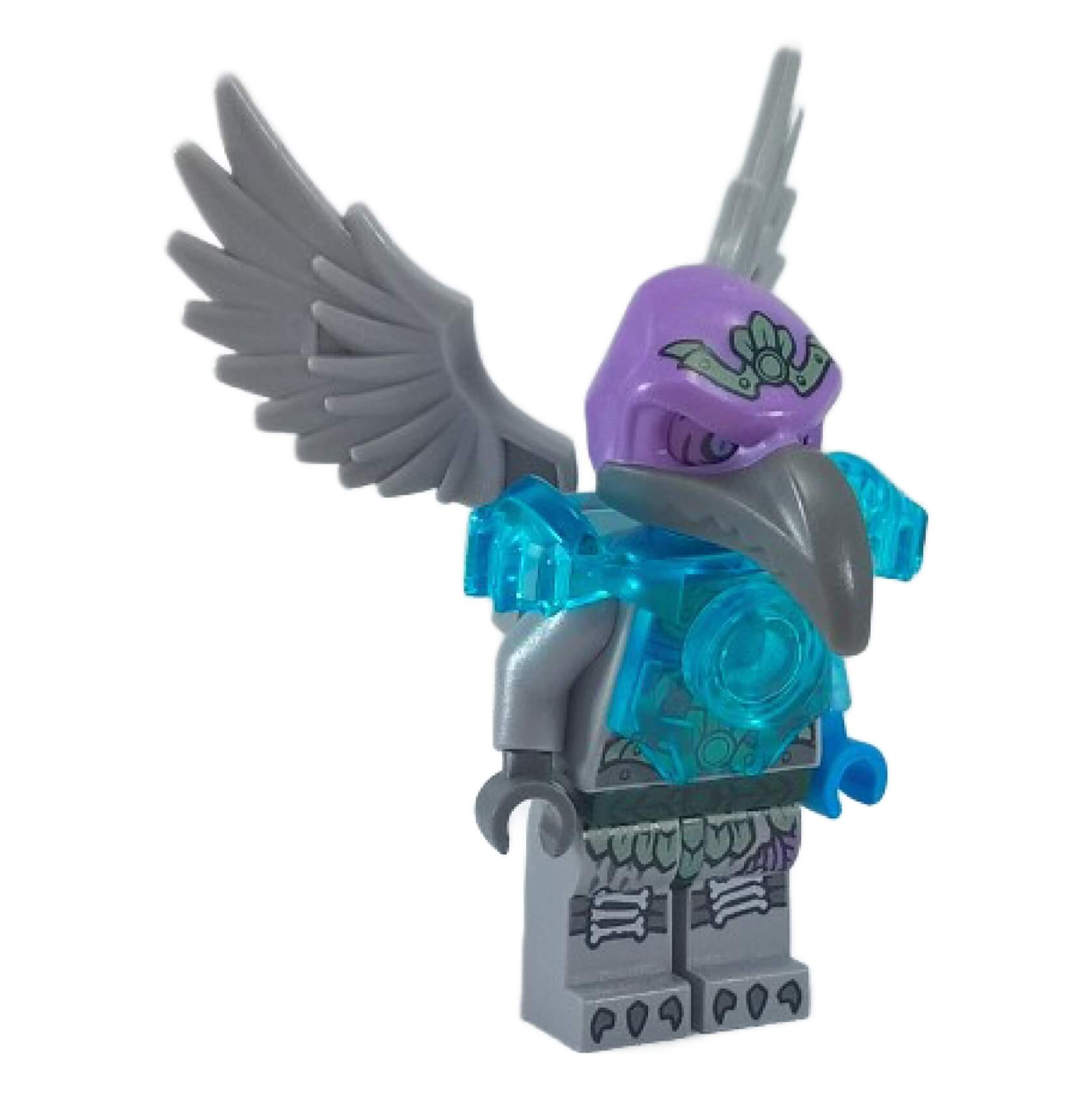 LEGO® Vardy Minifigurka – Generál Vulture Tribe s ledovou zbrojí z 70228 Vultrixova Sky Scavenger
