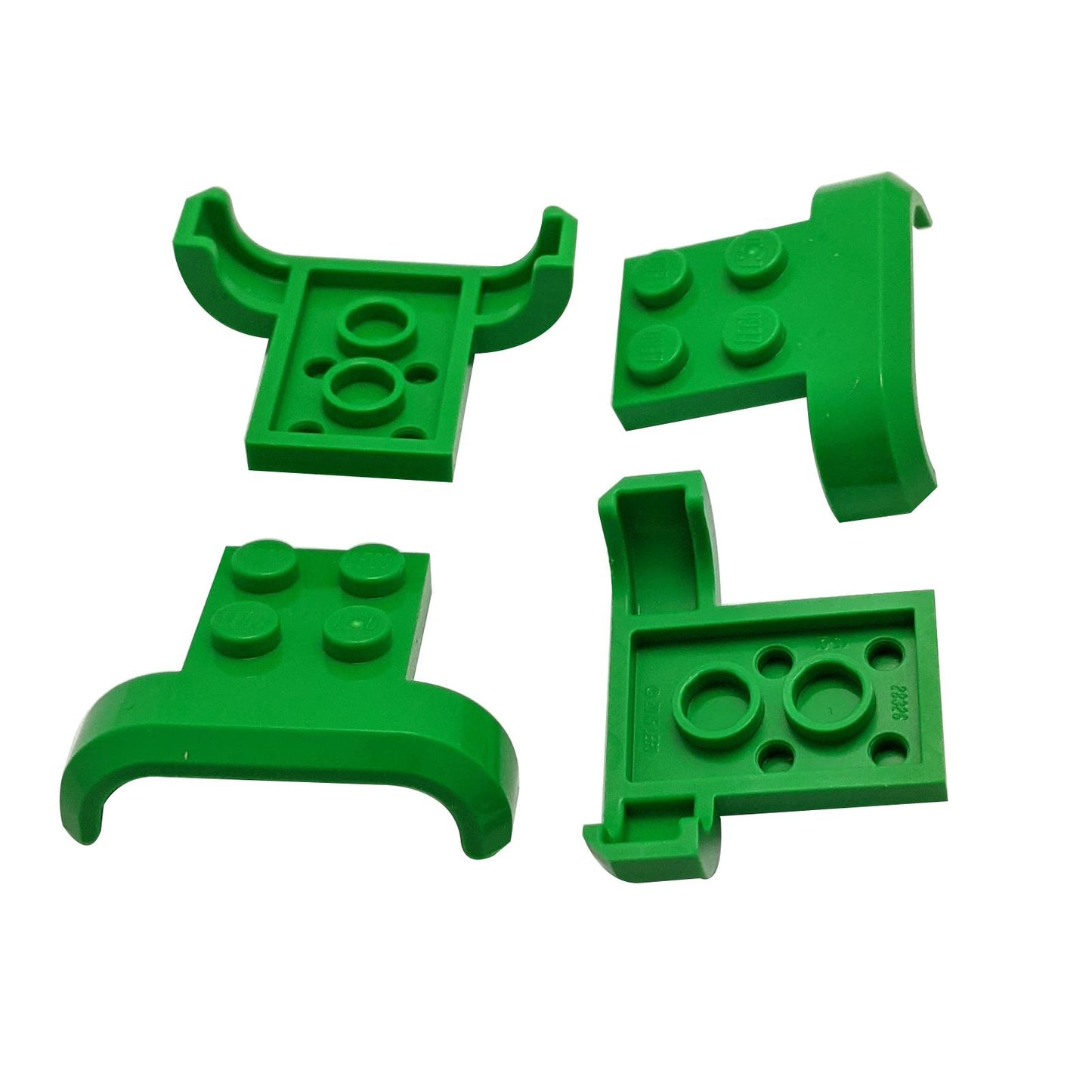 LEGO Vehicle Mudguard 4 x 3 x 1 curved wheel arch part 28326 bright green
