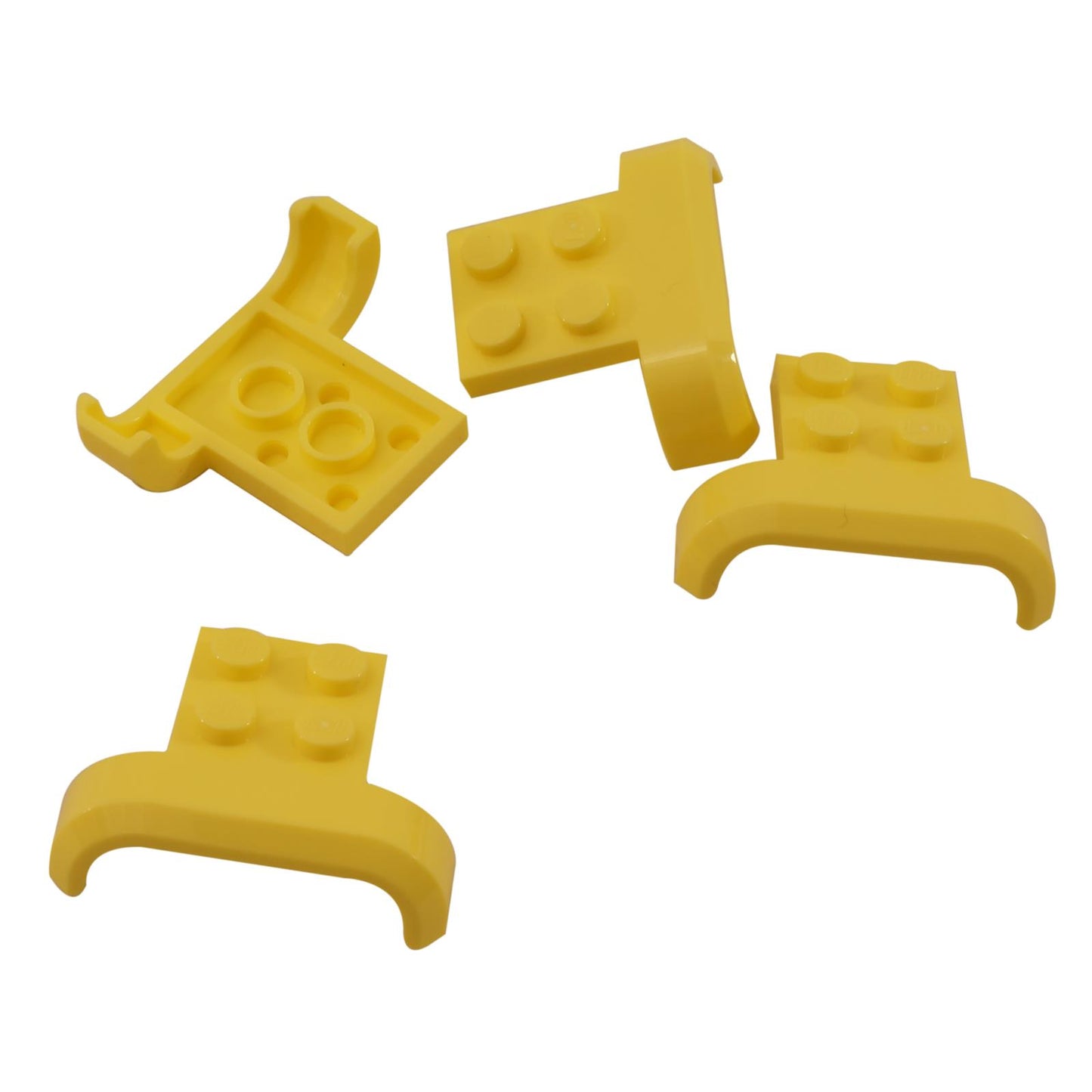 LEGO Vehicle Mudguard 4 x 3 x 1 curved wheel arch part 28326 bright light yellow