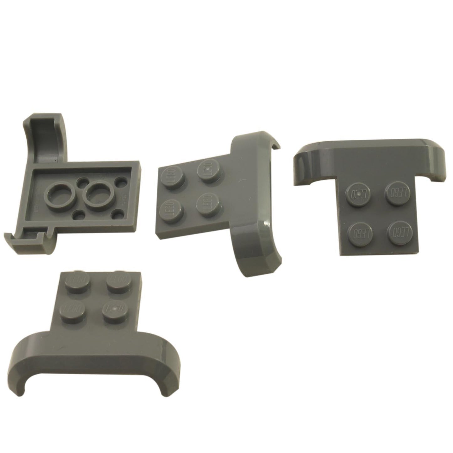 LEGO Vehicle Mudguard 4 x 3 x 1 curved wheel arch part 28326 dark bluish gray