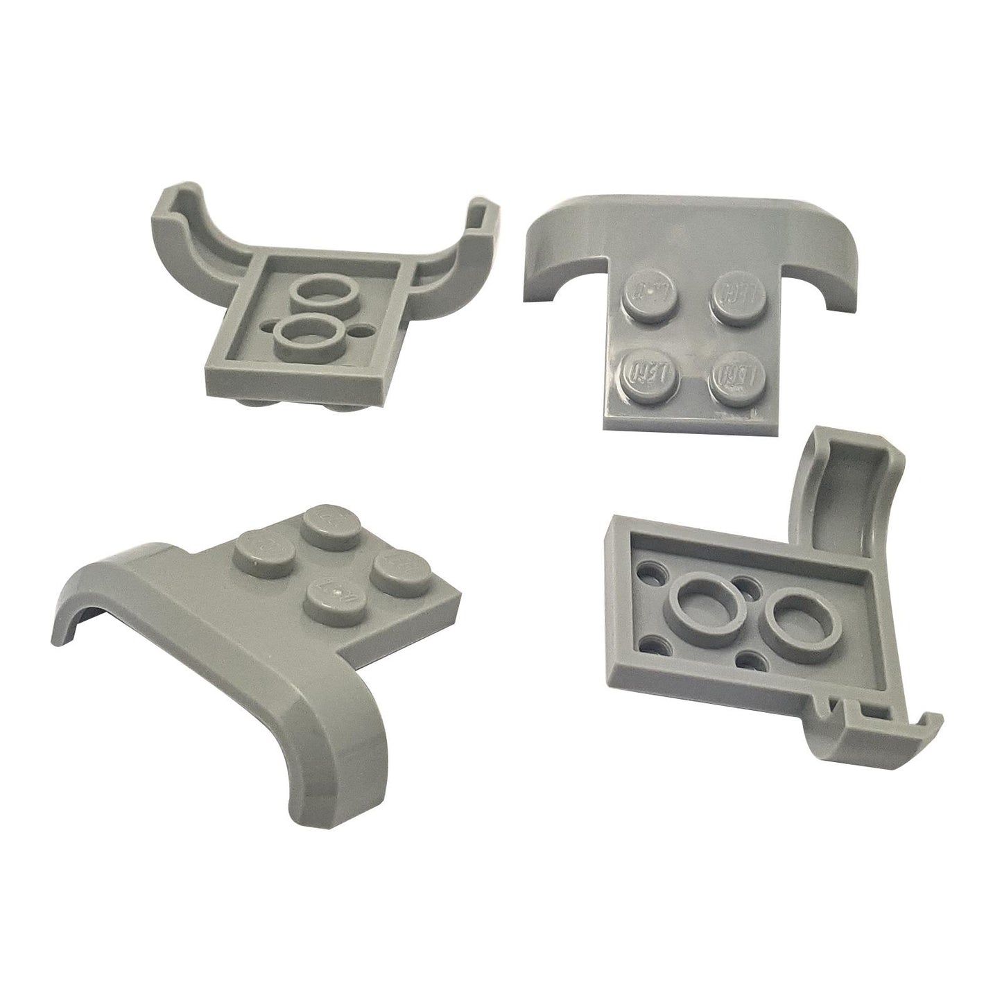 LEGO Vehicle Mudguard 4 x 3 x 1 curved wheel arch part 28326 light bluish gray