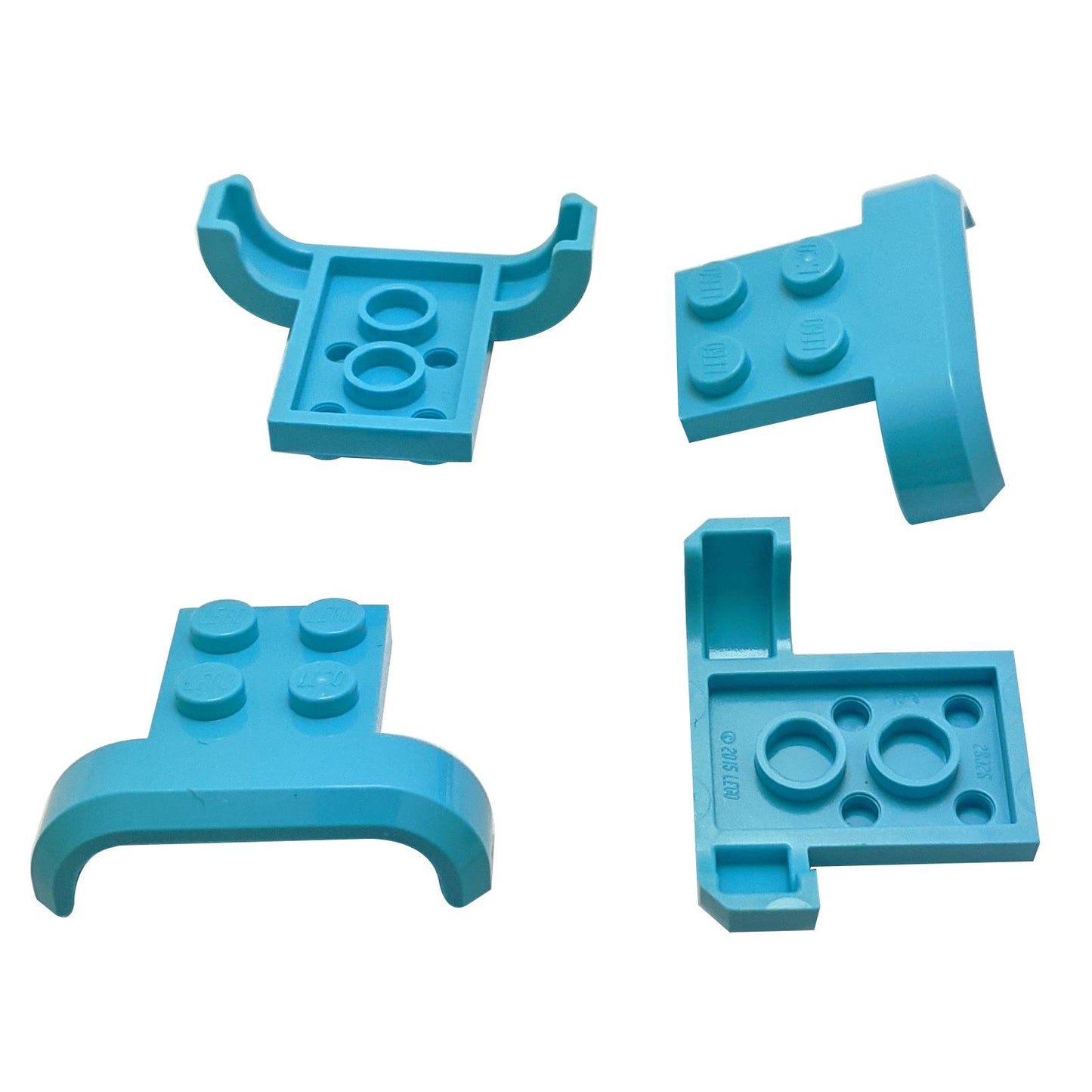 LEGO Vehicle Mudguard 4 x 3 x 1 curved wheel arch part 28326 medium azure