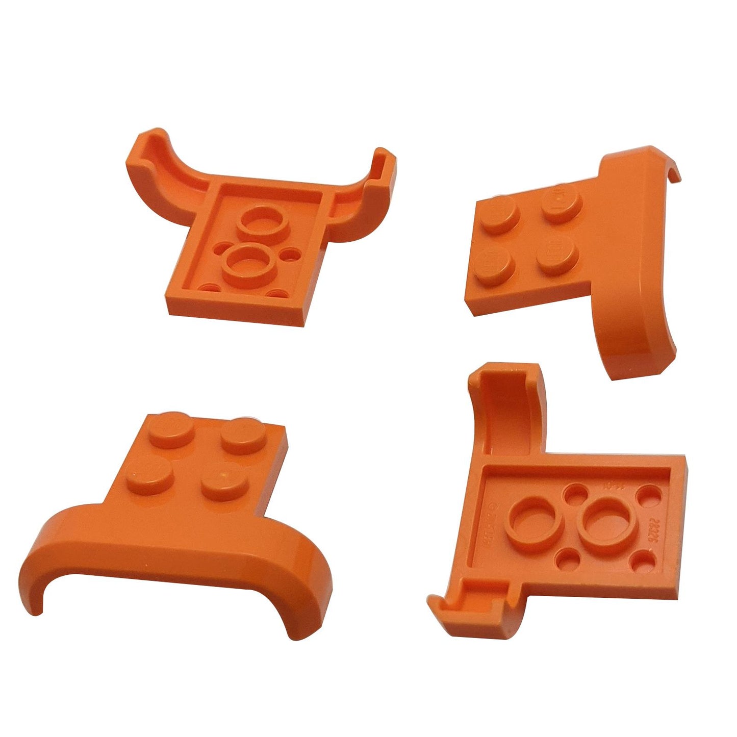 LEGO Vehicle Mudguard 4 x 3 x 1 curved wheel arch part 28326 orange