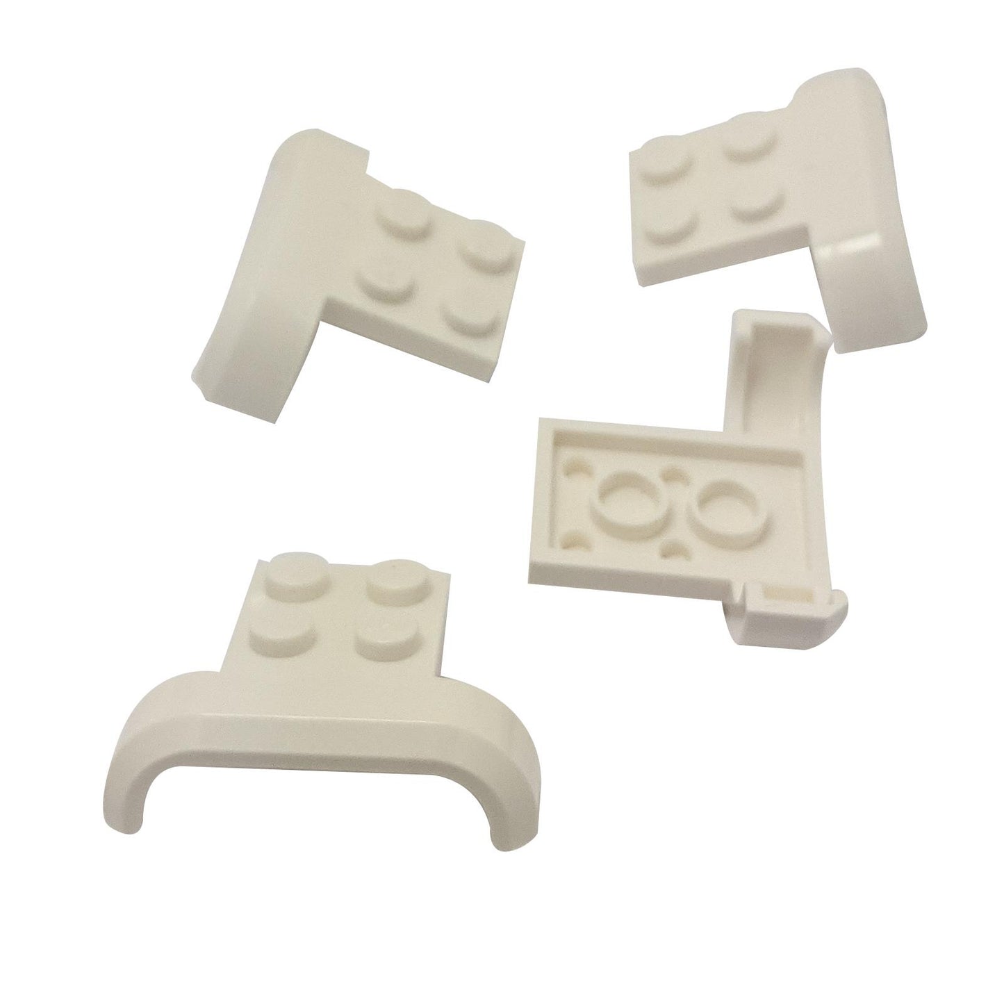 LEGO Vehicle Mudguard 4 x 3 x 1 curved wheel arch part 28326 white