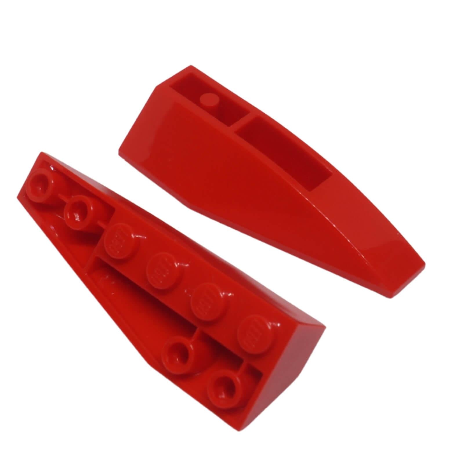 Red LEGO® Wedge 6 x 2 Inverted Left part 41765 red