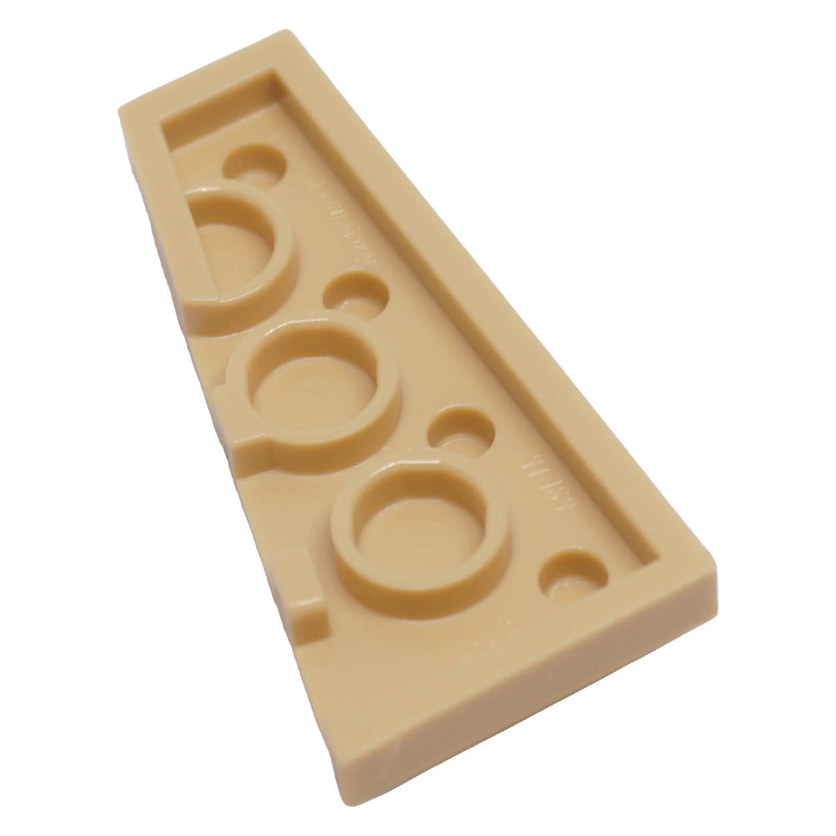 LEGO® tan Wedge Plate 4 x 2 Right 41769 underside view