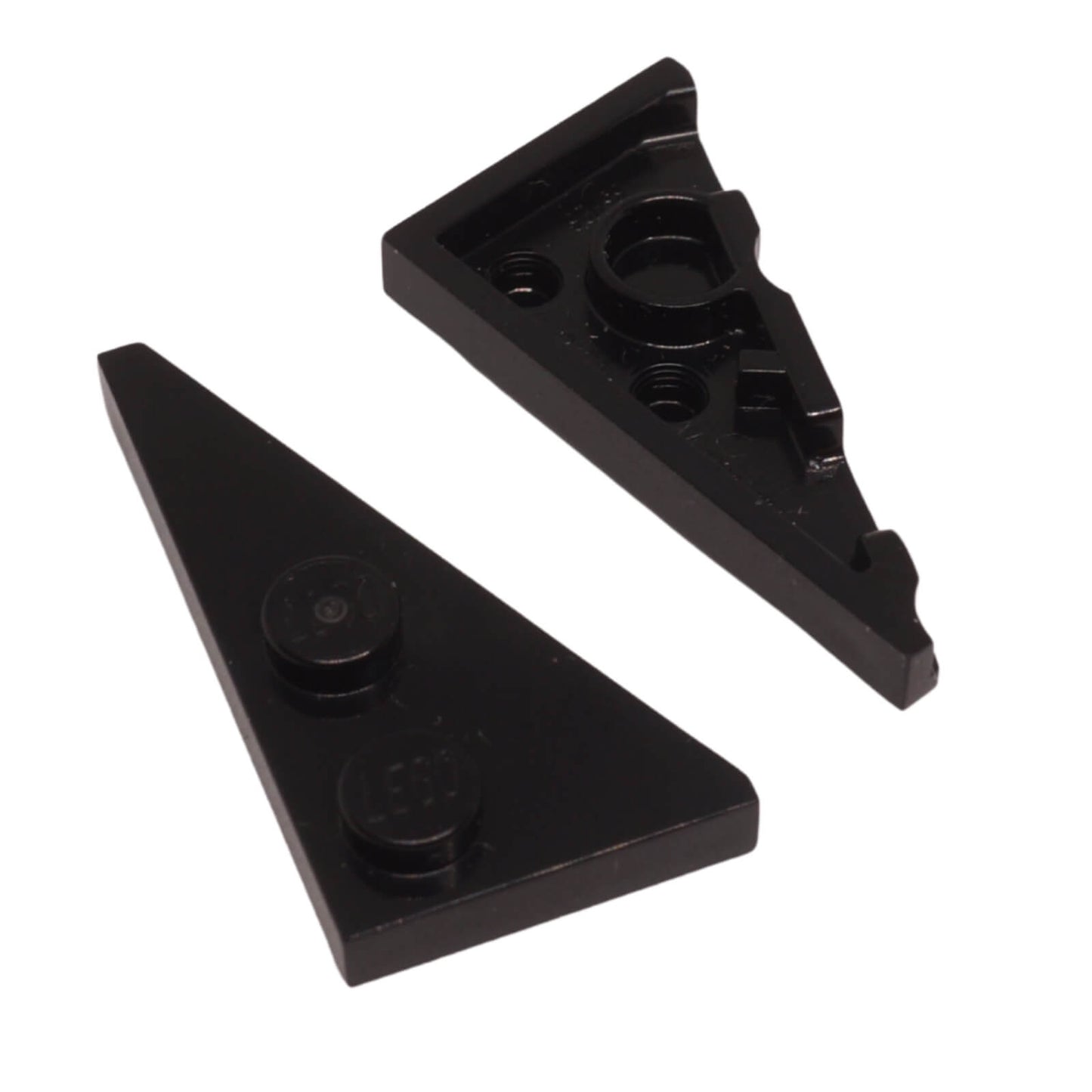 LEGO wedge plate 4 x 2 right pointed part 65426 black