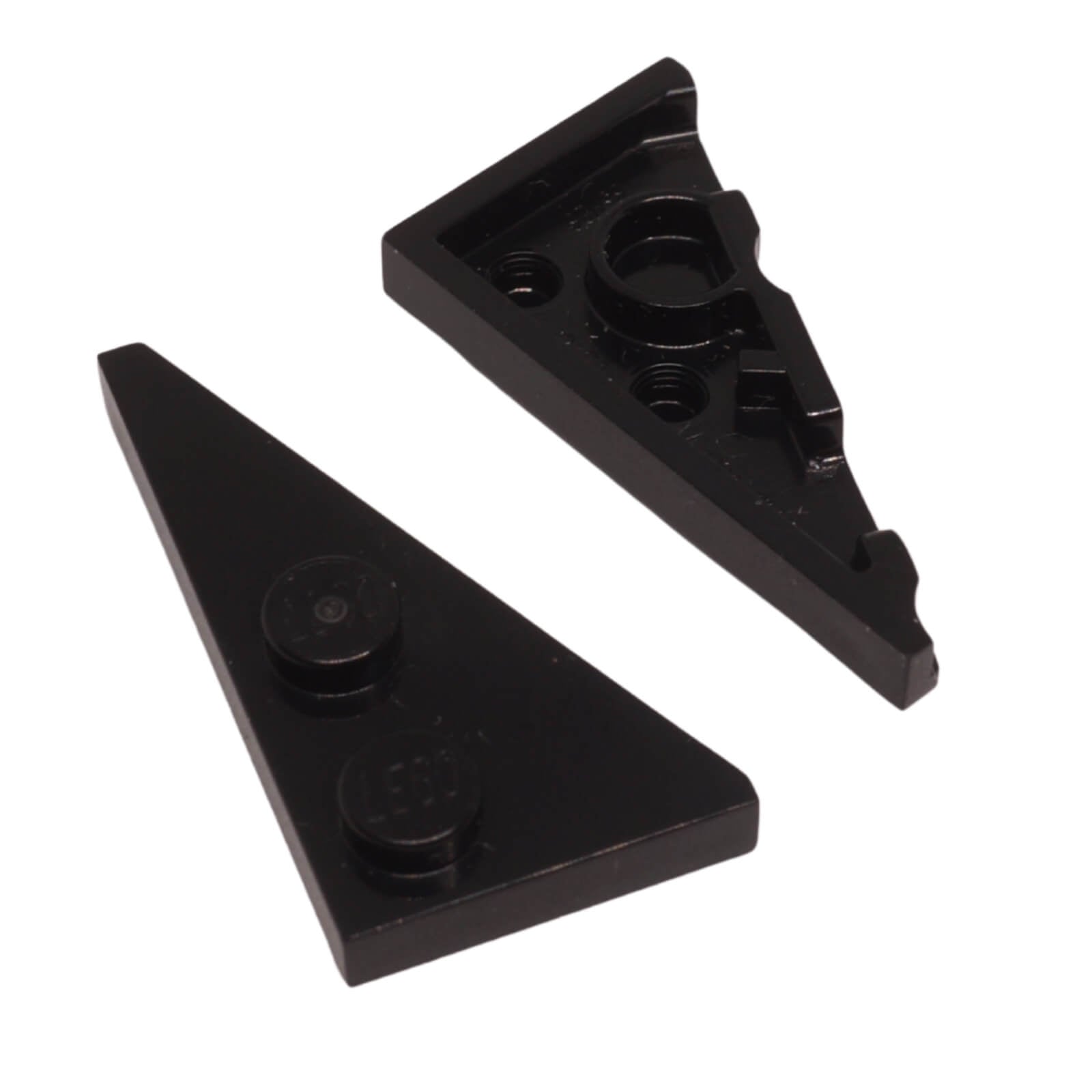 LEGO wedge plate 4 x 2 right pointed part 65426 black