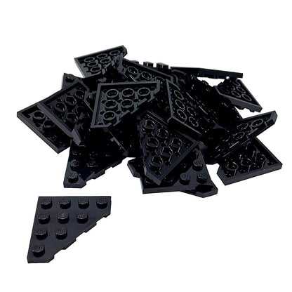 LEGO® Wedge Plate 4 x 4 Cut Corner 30503 black