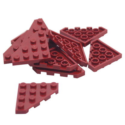 LEGO® Wedge Plate 4 x 4 Cut Corner 30503 dark red