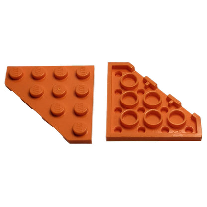 LEGO® Wedge Plate 4 x 4 Cut Corner 30503 orange