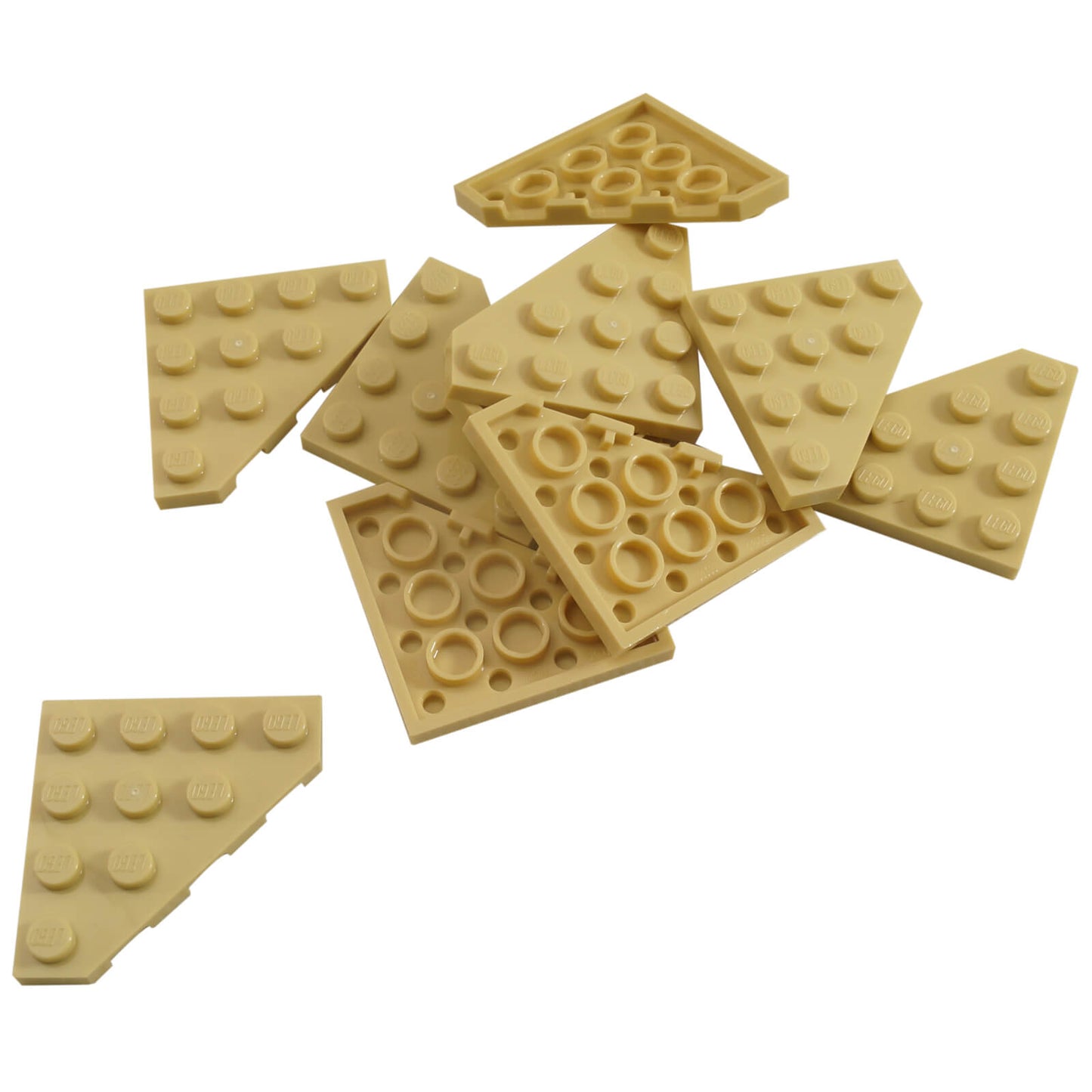 LEGO® Wedge Plate 4 x 4 Cut Corner 30503 tan
