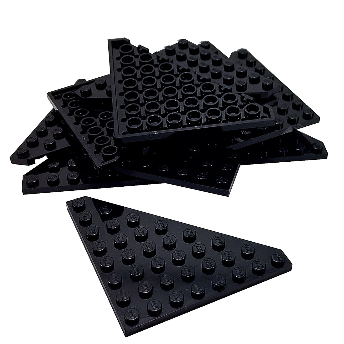 LEGO Wedge Plate 8 x 8 Cut Corner part 30504 black