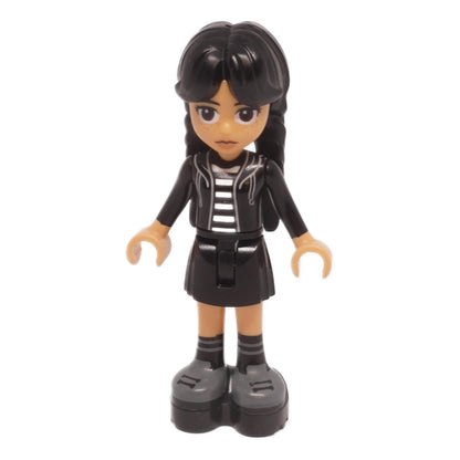 LEGO Wednesday Addams Minifigure wed006 from Black Dahlia Flower 76784-1