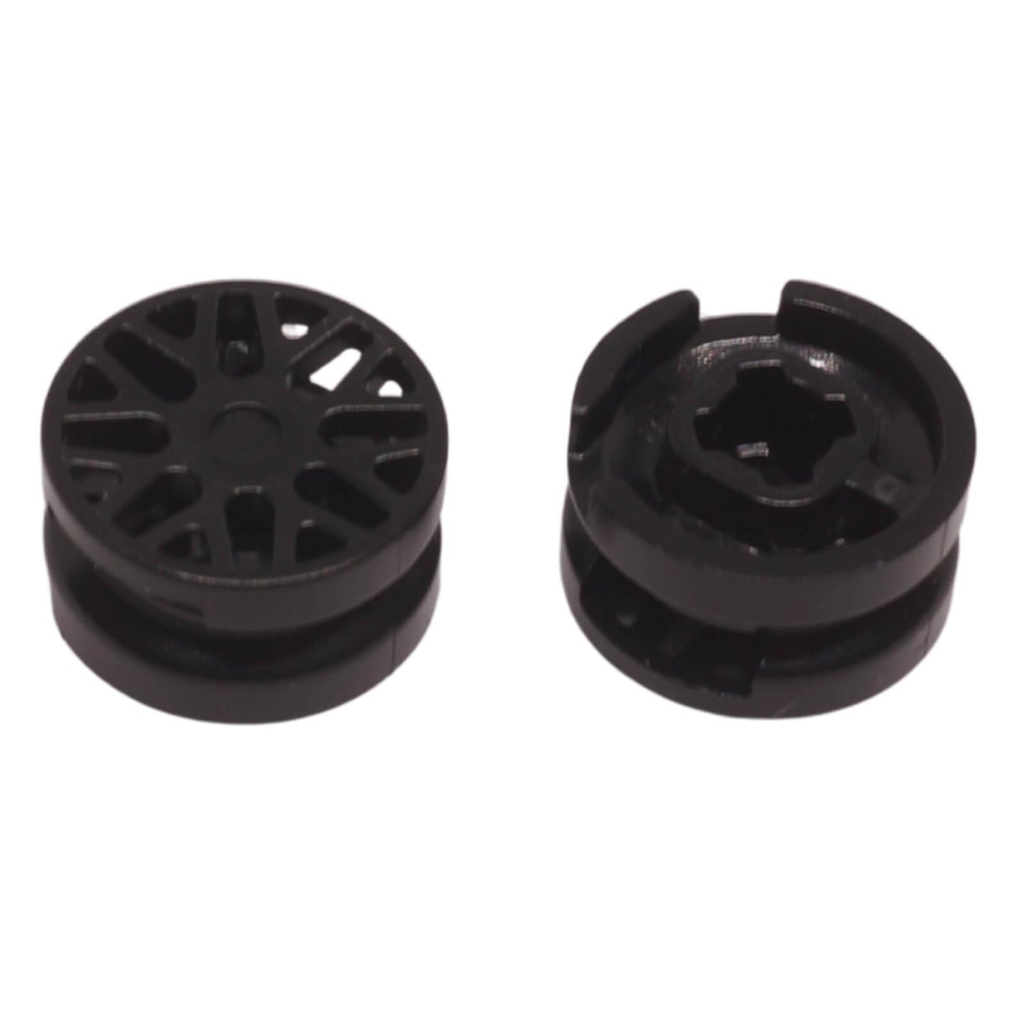 LEGO Wheel 11mm diameter x 6mm width with a detailed 8 'Y' spoke pattern (Part 93595).