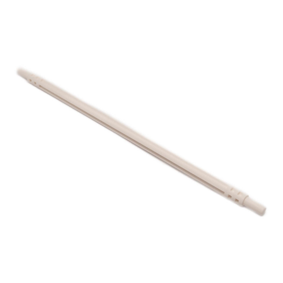 White soft axle hose 16L part 32202 for LEGO® Technic flex connections and mechanical routing
