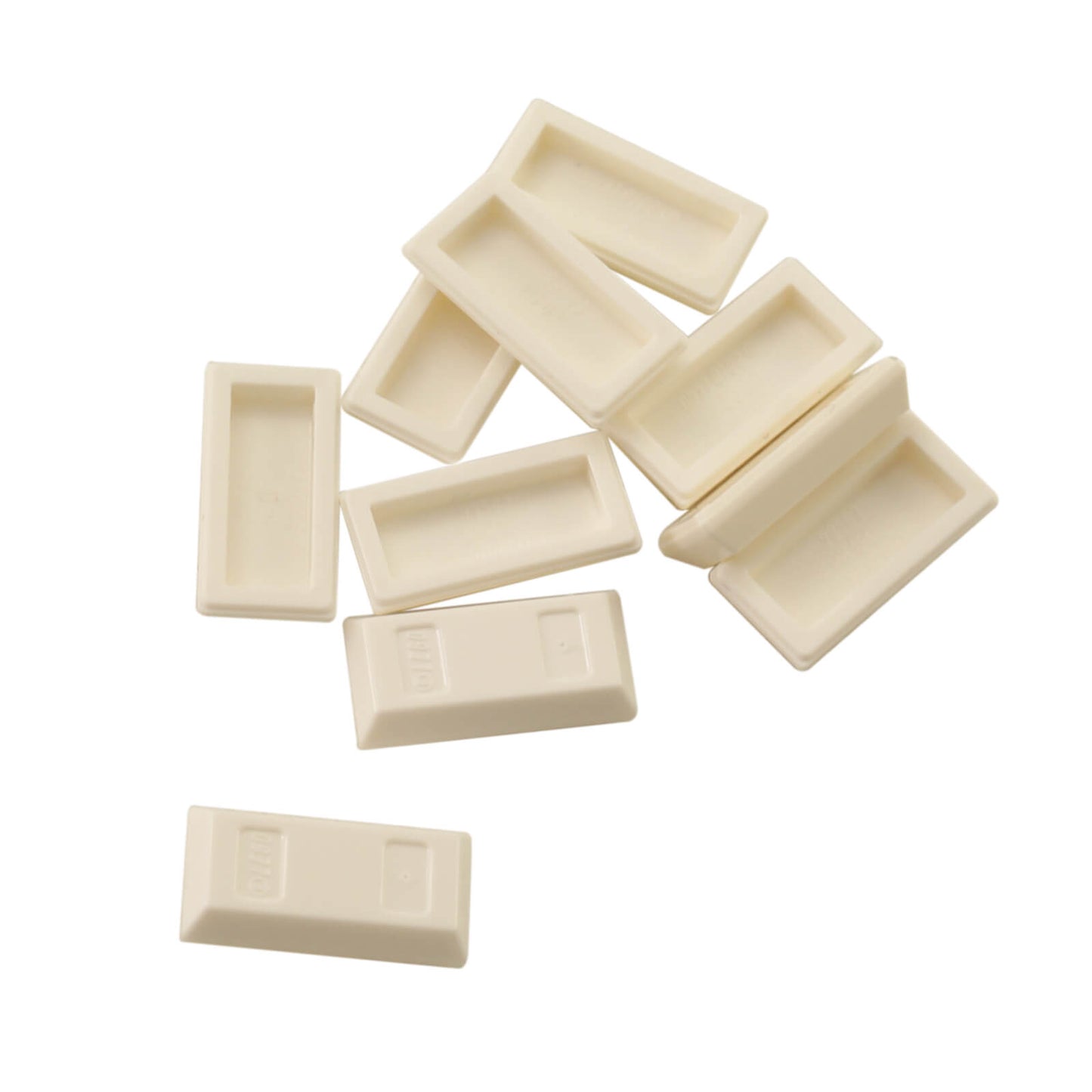 Weiß LEGO® Minifigur Utensil Goldbarren / - ingot, verwendet als Schatz, Barren oder dekoratives Zubehör

