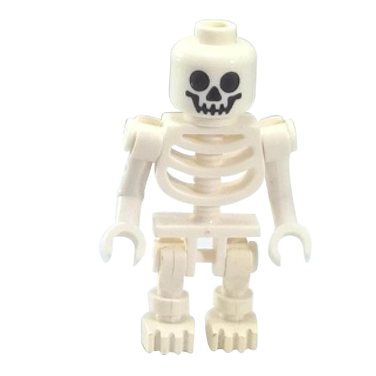 LEGO® Wojownik Szkielet Minifigurka (gen047) – Klasyczny Biały Szkielet z Czaszką i Ruchomymi Kończynami.