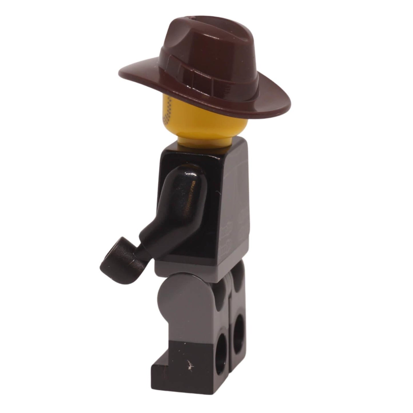 LEGO Wild West Train Cowboy Minifigure bdp199 with dark brown fedora side profile