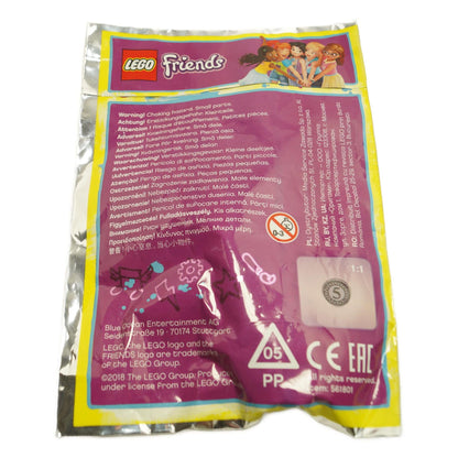 LEGO Friends 561801 Wishing Well foil pack, back view of packaging