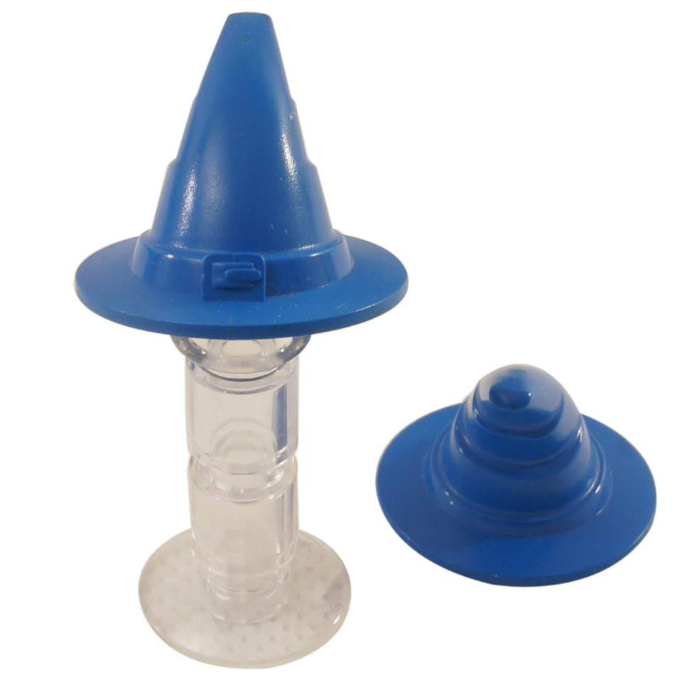 LEGO® wizard and witch hat headgear part 6131 in multiple colours in blue