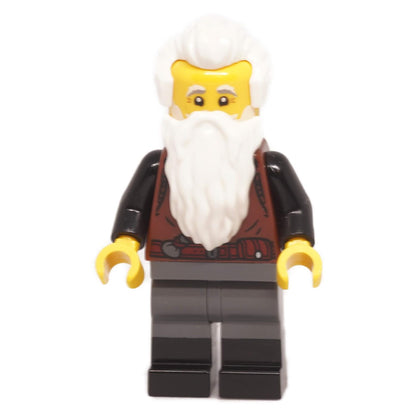 LEGO Wolfpack Male Minifigure bdp276 with White Beard from Outlaw Forest Den