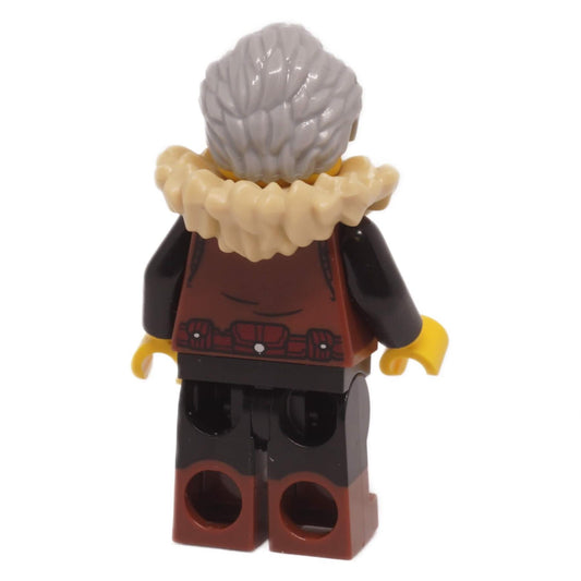 LEGO Wolfpack Male Minifigure bdp284 with Fur Collar back