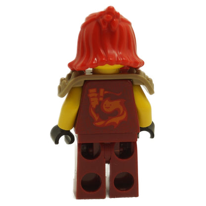 LEGO Wyldfyre minifigure dark red tunic njo0872 back torso fire emblem print