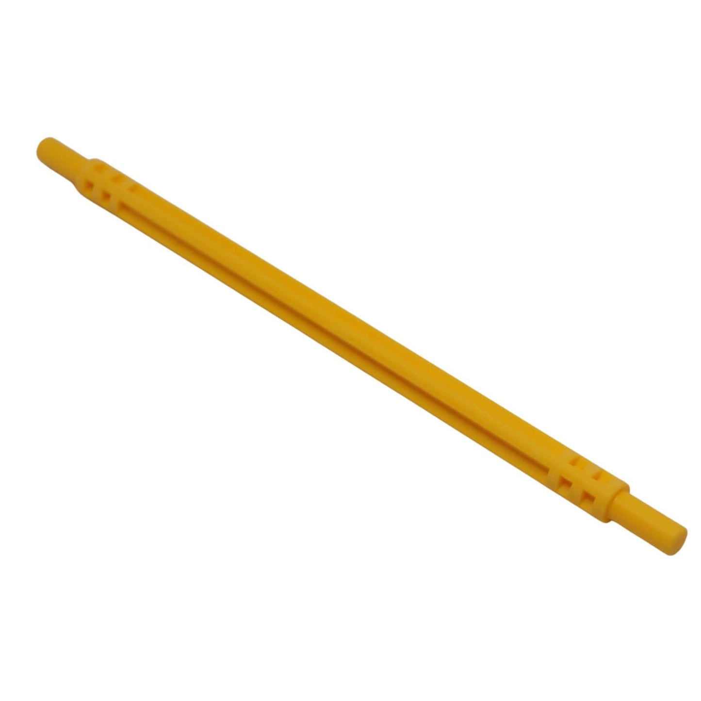 Yellow soft axle hose 12L part 32200 for LEGO® Technic flex connections and mechanical routing
