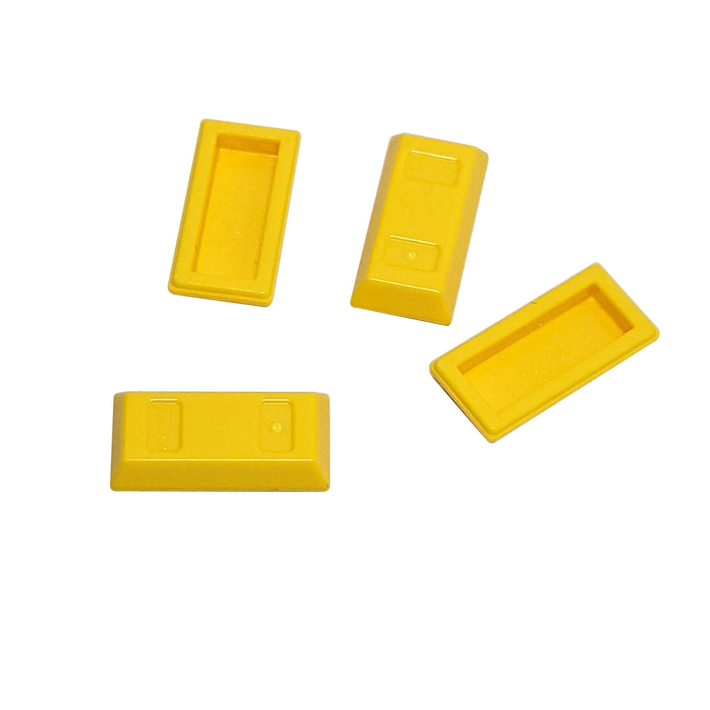 Gelb LEGO® Minifigur Utensil Goldbarren / - ingot, verwendet als Schatz, Barren oder dekoratives Zubehör
